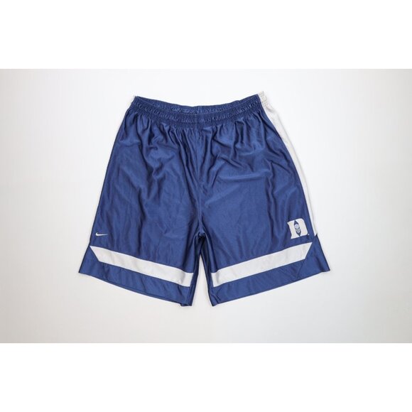 Vintage Nike Mens 2XL Travis Scott Mini Swoosh Duke University Basketball Shorts